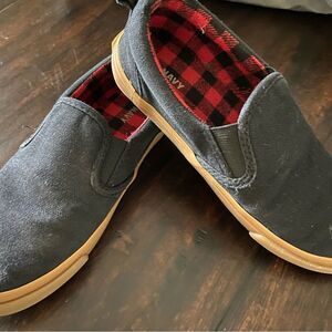 Toddler Boys Black Slip On Loafers Shoes Size 11C